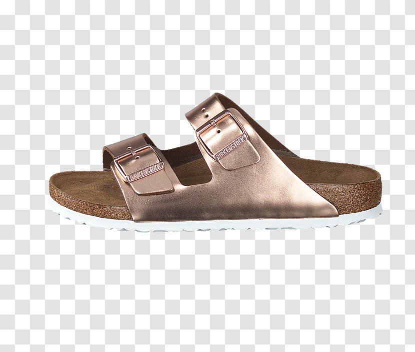Sandal Shoe Clothing Leather Birkenstock - Beige - Metallic Copper Transparent PNG