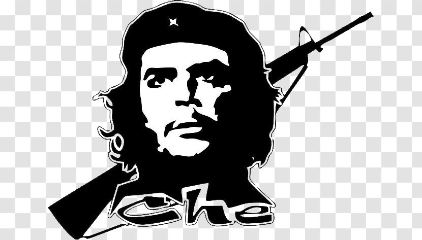 Che Guevara Cuban Revolution Propaganda In Cuba Granma - Monochrome Photography Transparent PNG