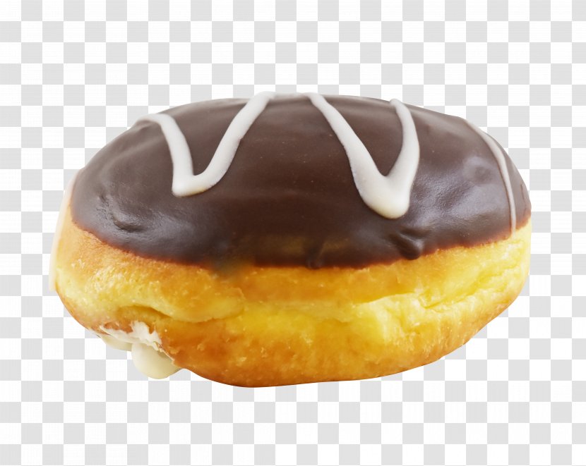 Donuts Bavarian Cream Boston Doughnut Profiterole - Flavor - Chocolate Transparent PNG