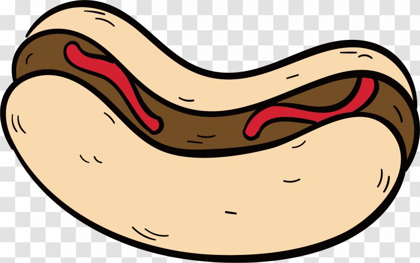 Hot Dog Fast Food Clip Art - Cartoon - Delicious Vector Transparent PNG