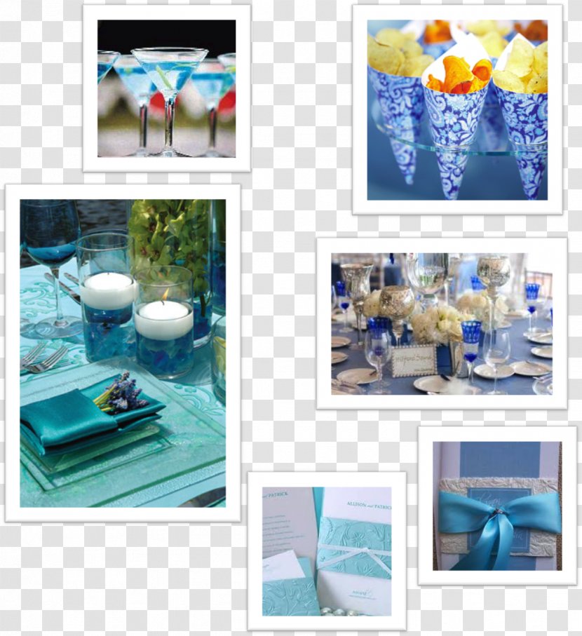 Blue Wedding Invitation Table Convite - Setting Transparent PNG