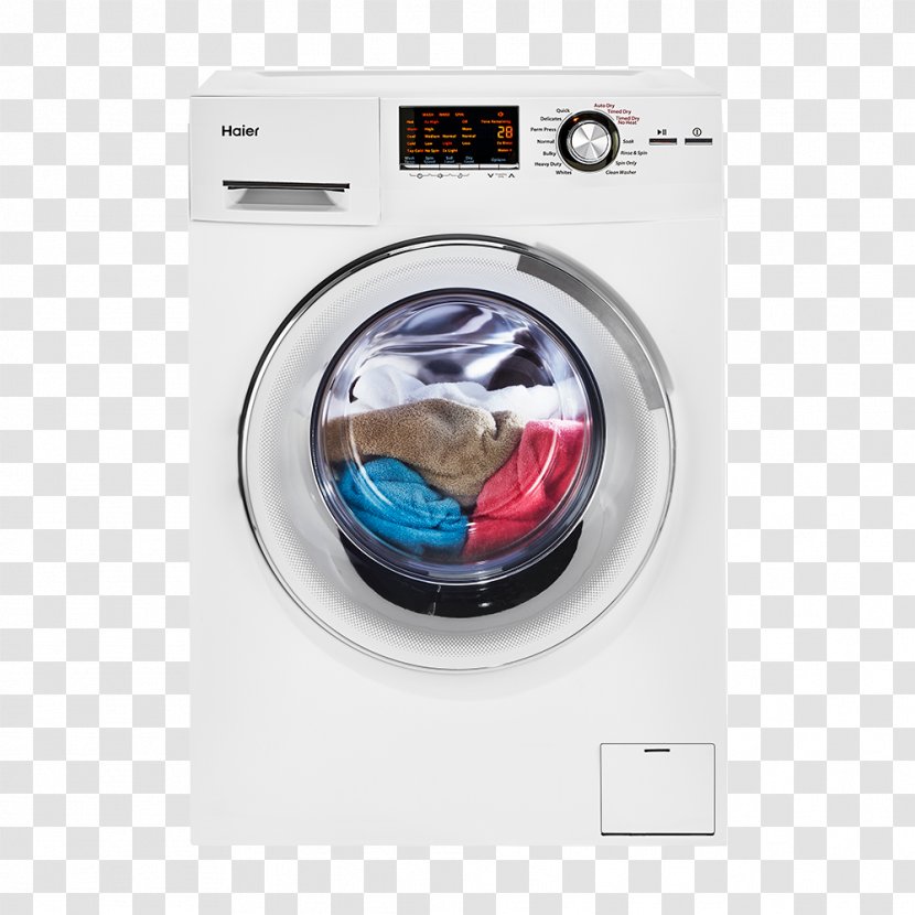 Combo Washer Dryer Washing Machines Clothes Home Appliance Haier - Frigidaire - Drum Machine Transparent PNG