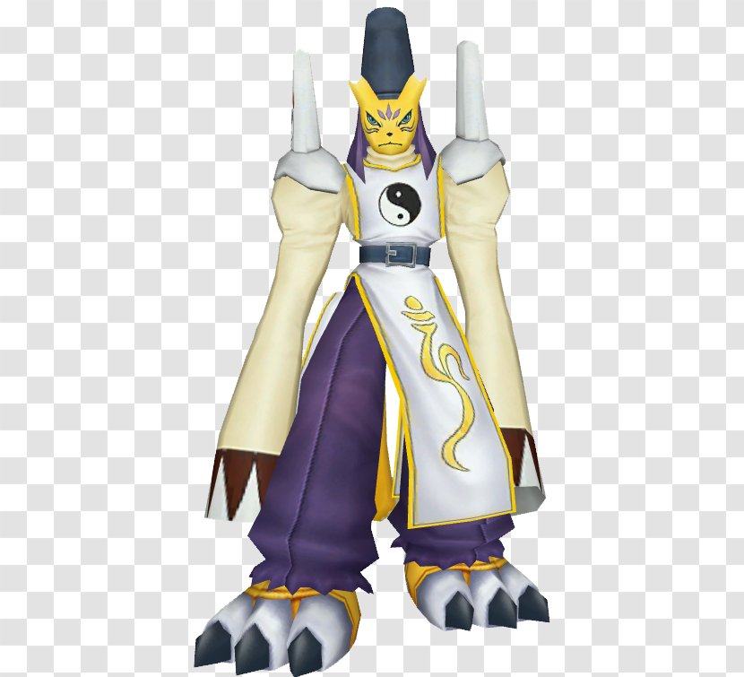Digimon Masters World DS Renamon 3 - Costume Design Transparent PNG