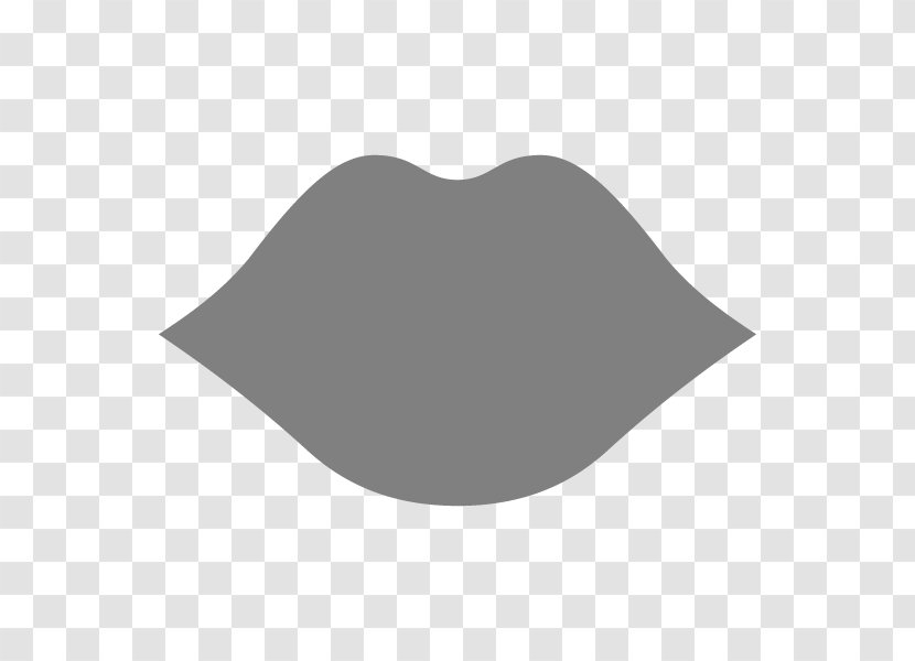 Product Design Line Angle Font - Black - Lips Kiss Transparent PNG