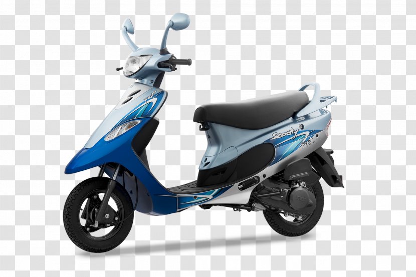 Motorized Scooter Motorcycle Accessories TVS Scooty Motor Company - Wheel Transparent PNG