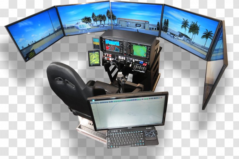 Computer Monitors Aircraft Flight Cessna 182 Skylane Airplane - Hardware Transparent PNG