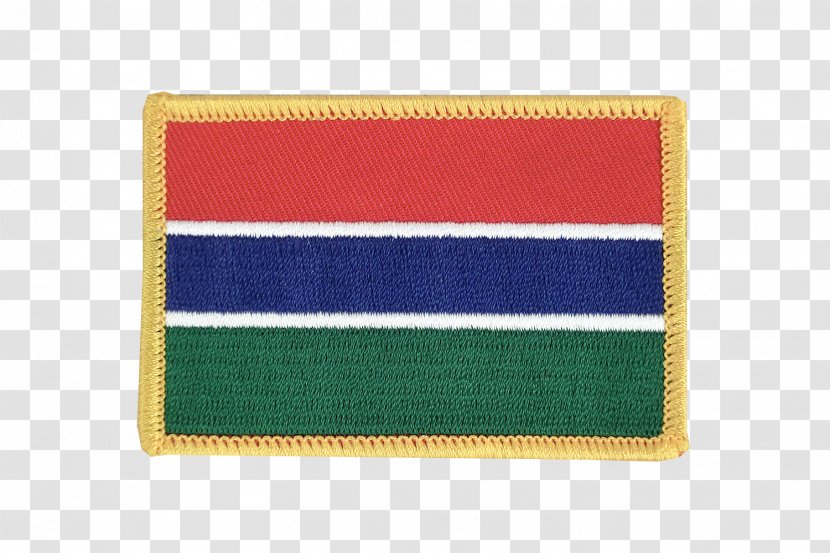 Flag Of The Gambia Patch Fahne - Embroidery Transparent PNG