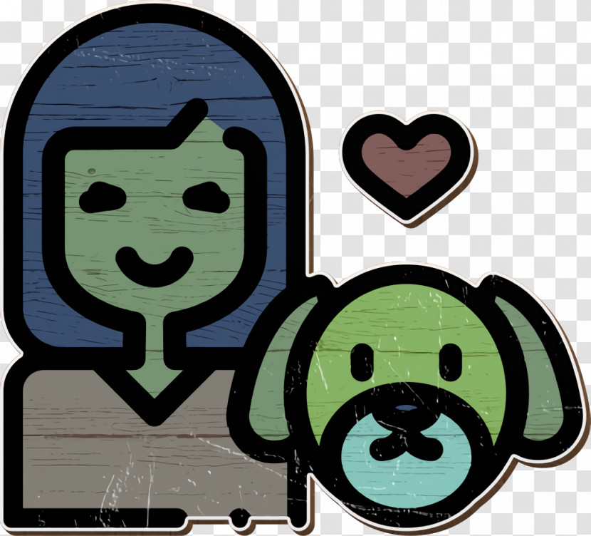 Friendship Icon Dog Icon Girl Icon Transparent PNG