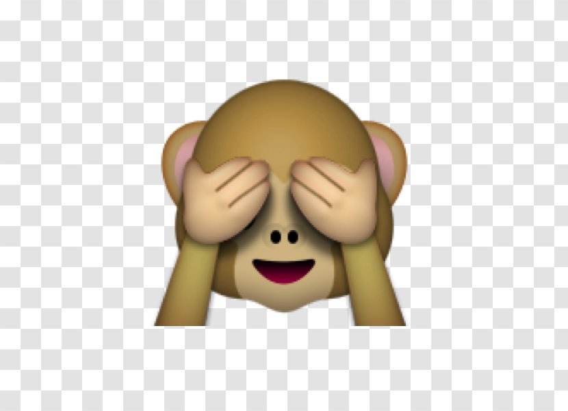 Emoji Three Wise Monkeys Eye Sticker - Whatsapp Transparent PNG