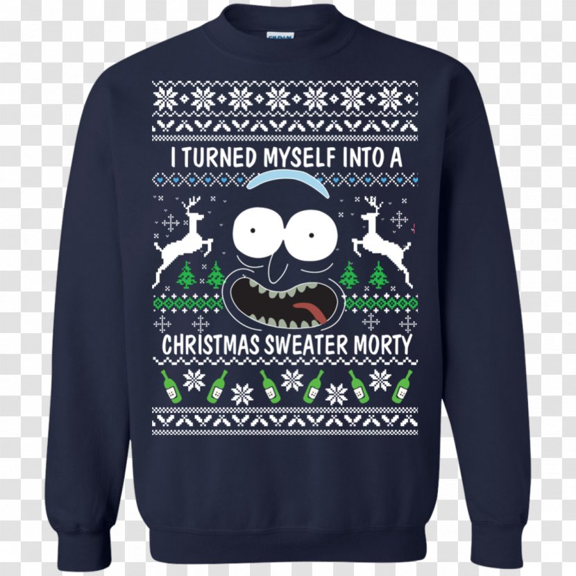 T-shirt Hoodie Rick Sanchez Christmas Jumper Sweater - Sleeve Transparent PNG