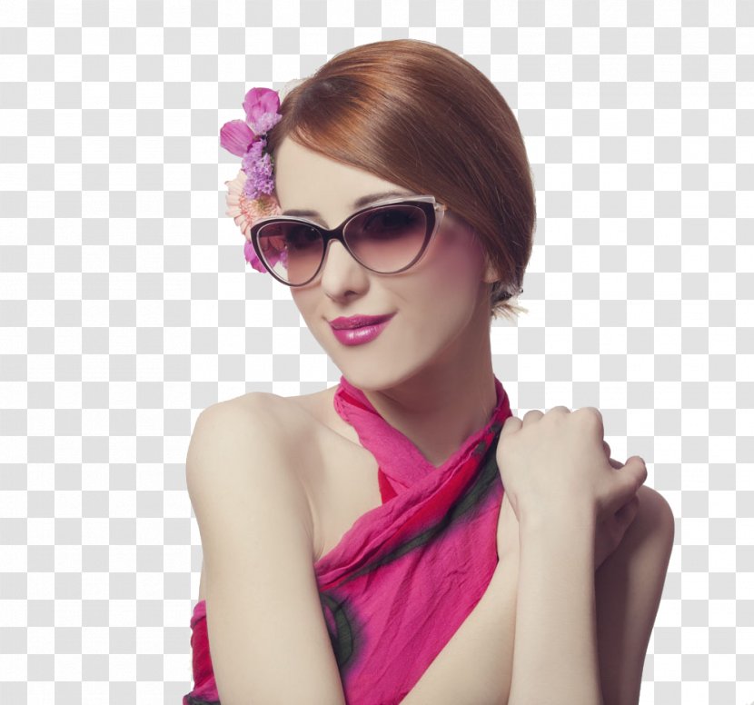 Model Sunglasses Christian Dior SE - Wig Transparent PNG
