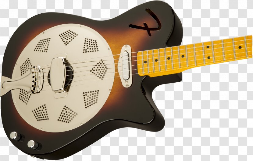 Acoustic-electric Guitar Acoustic Slide - Tree - Sunburst Transparent PNG