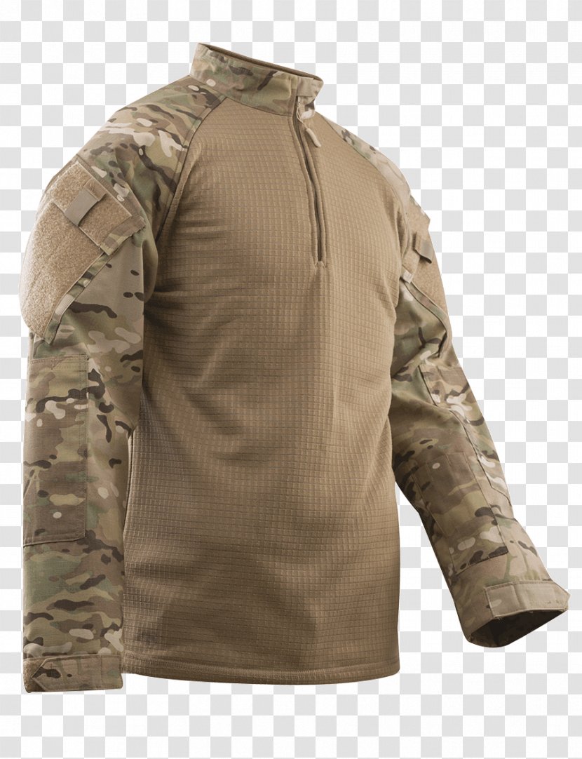 T-shirt Army Combat Shirt TRU-SPEC Jacket - Zipper Transparent PNG