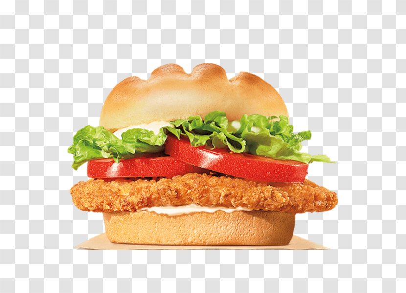 Whopper Chicken Sandwich TenderCrisp Hamburger Burger King Specialty Sandwiches - Junk Food Transparent PNG