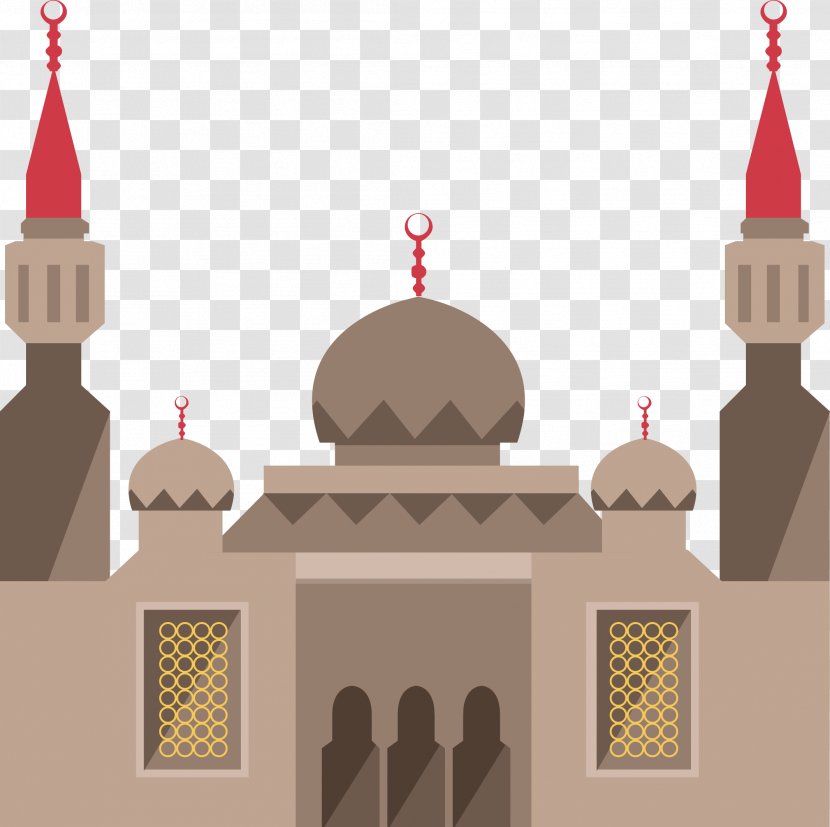 The Architecture Of City Building Islamic - Gratis - Castle Vector Transparent PNG