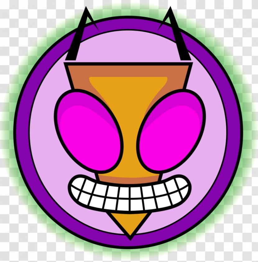 Zim Irkens Logo Image Cartoon - Pink - Kd Transparent PNG