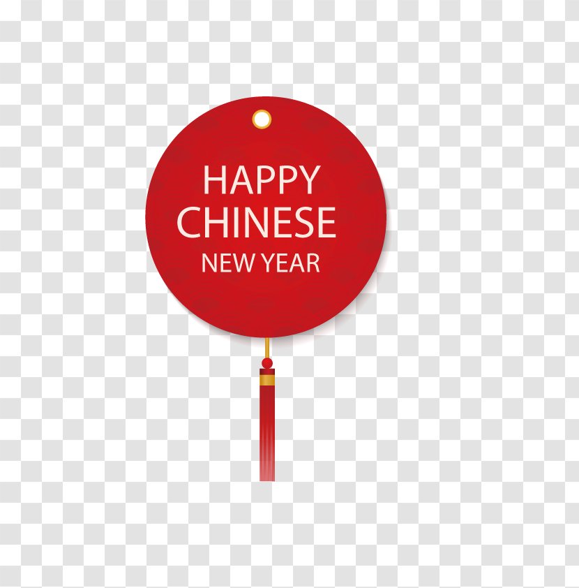 Chinese New Year Lantern - Years Day - Vector Tag Transparent PNG