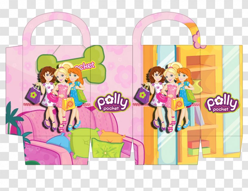 Polly Pocket Party Clothing Convite - Text Transparent PNG