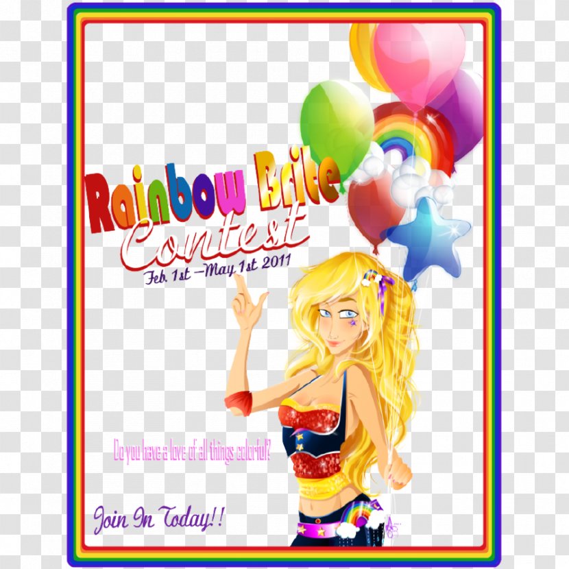 Balloon Recreation - Rainbow Brite Transparent PNG