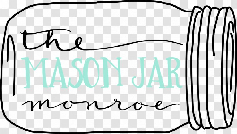 The Mason Jar Monroe Brand Logo - Calligraphy - Love Transparent PNG