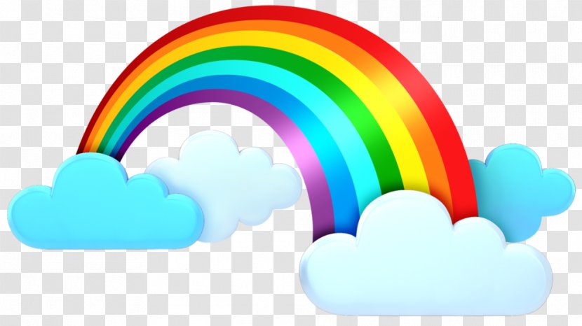 Cloud Rainbow Prism Clip Art - Overcast - Picture Of Hot Weather Transparent PNG