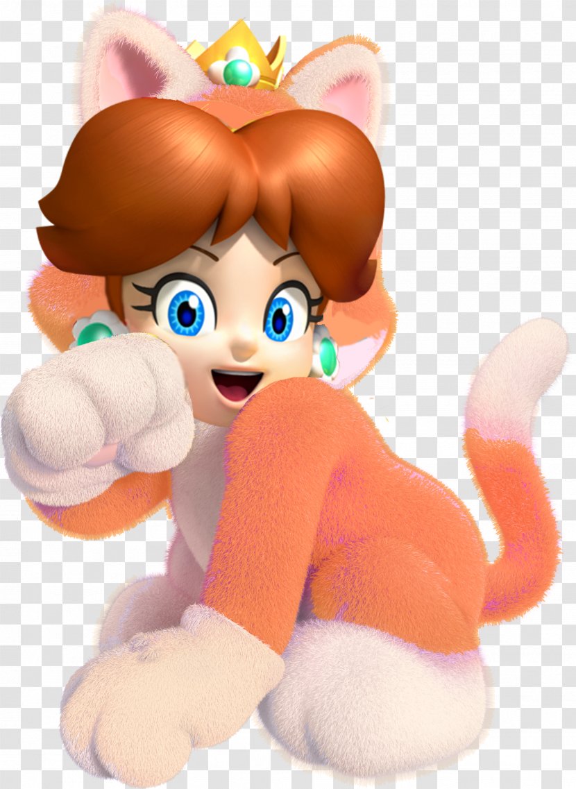 Super Mario 3D World Princess Peach Daisy Luigi Rosalina - Stuffed Toy Transparent PNG