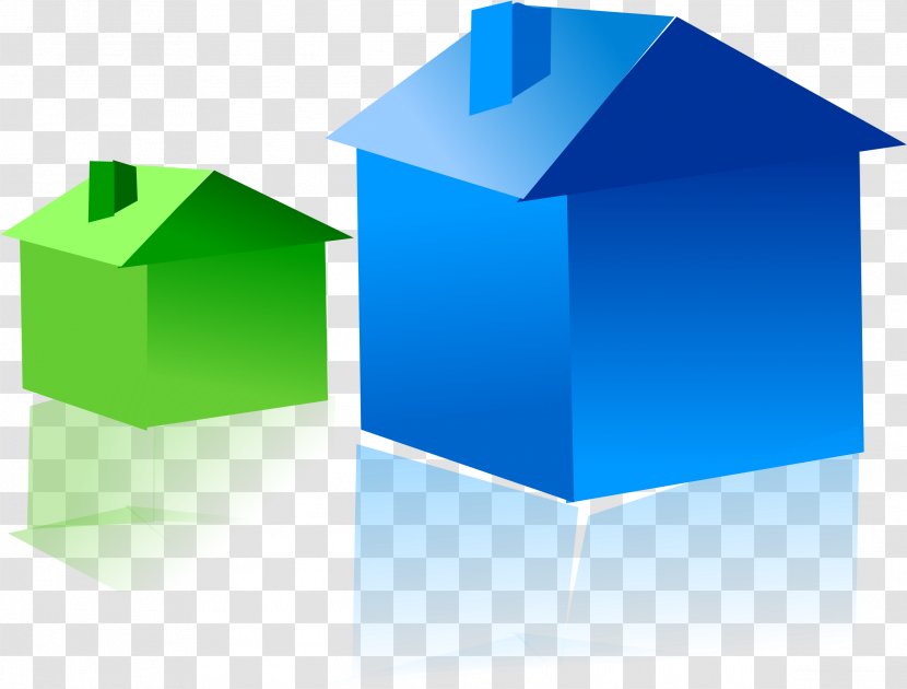 Real Estate Background - Blue - Logo Transparent PNG