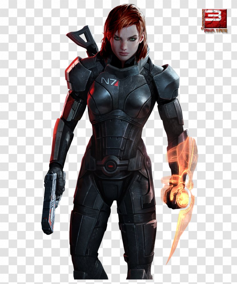 Mass Effect 3 2 Commander Shepard Female Transparent PNG