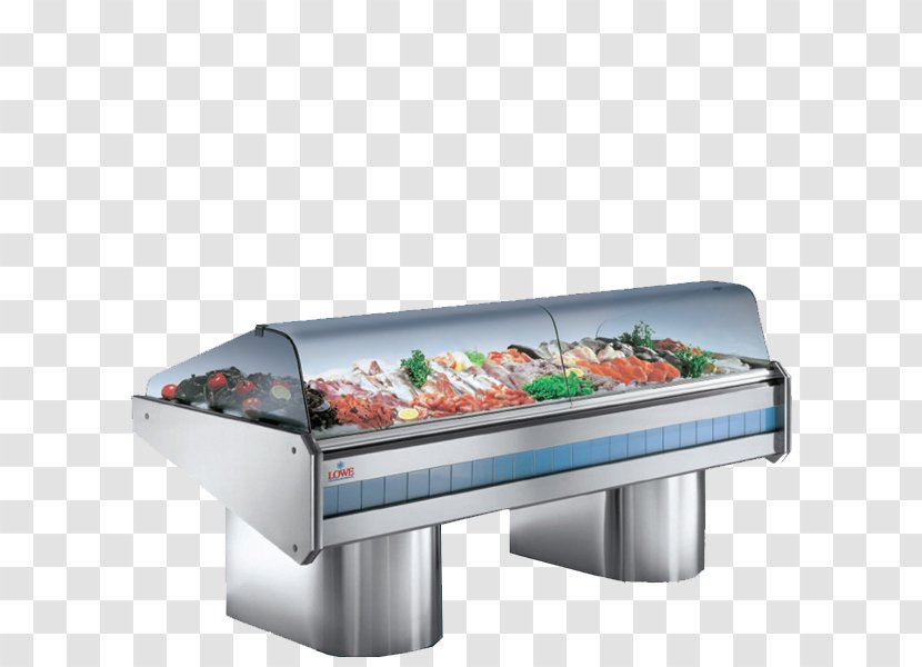 Table Refrigerator Refrigeration Freezers Chiller - Fish - COUNTER Transparent PNG