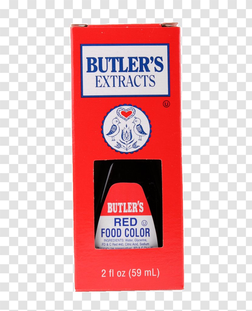 Rum Artificial Butter Flavoring Signage Extract - Red Food Coloring Transparent PNG
