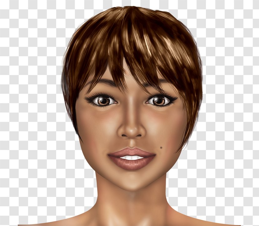 Bangs Oakhurst Insurance Brown Hair Coloring - Forehead Transparent PNG