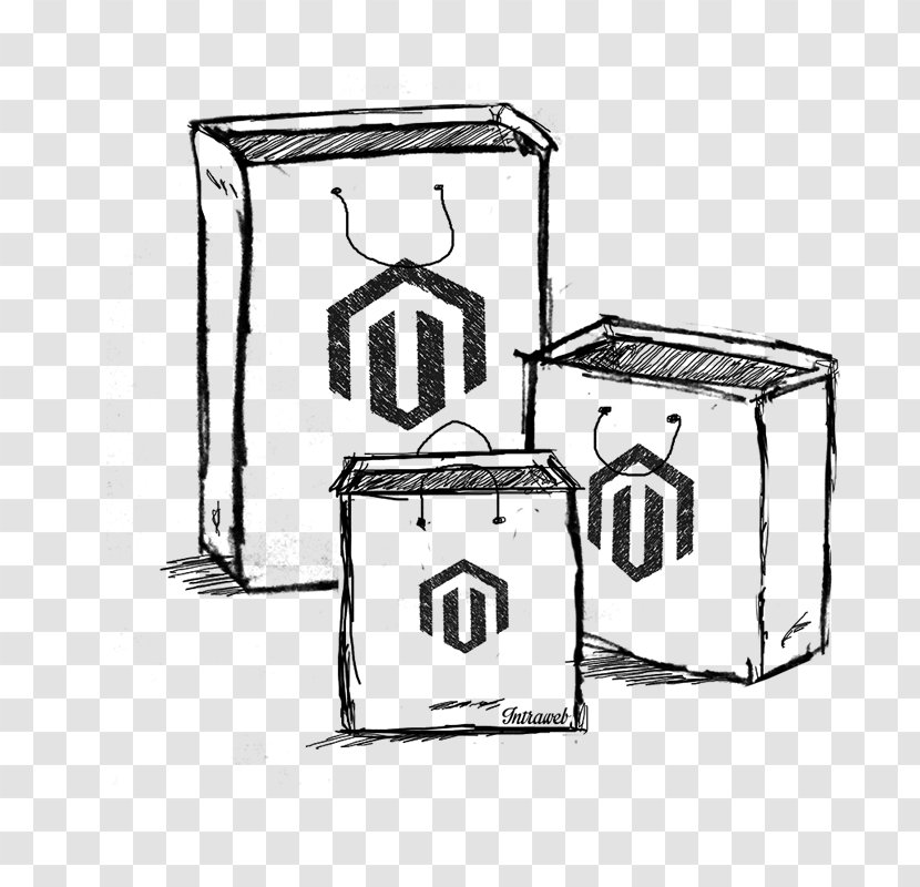 Magento Sketch - Line Art - Design Transparent PNG