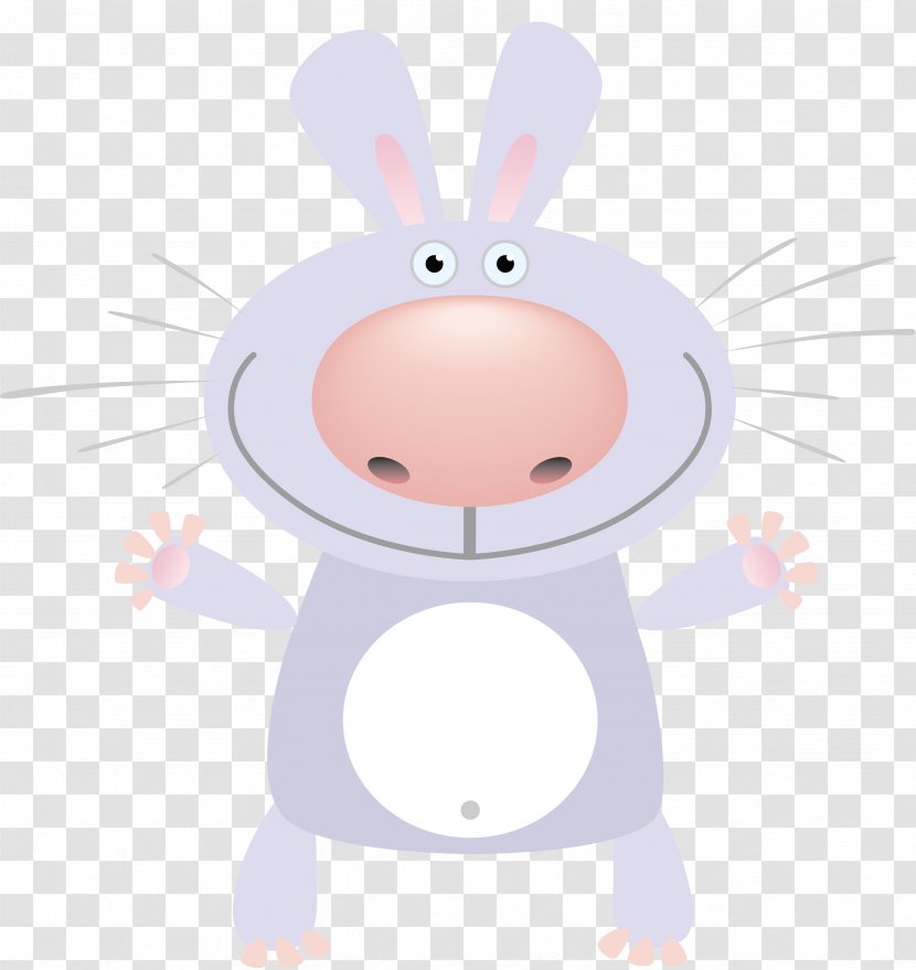Easter Bunny Scrapbooking White Rabbit Hare Transparent PNG