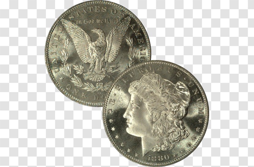 Quarter Morgan Dollar Coin United States Half Transparent PNG