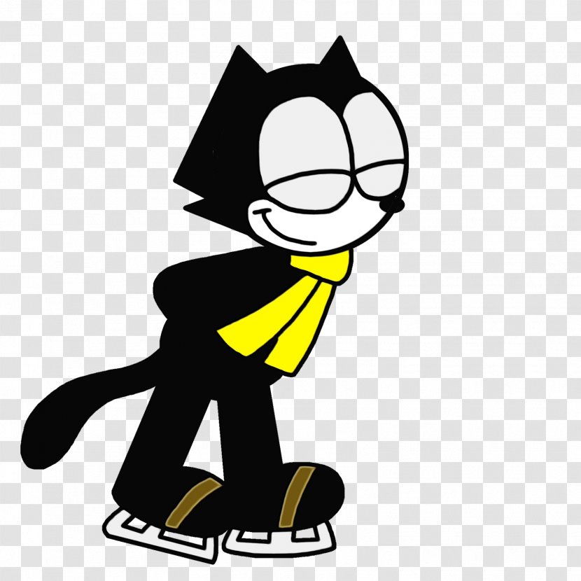 Felix The Cat - Cartoon - Smile Pleased Transparent PNG