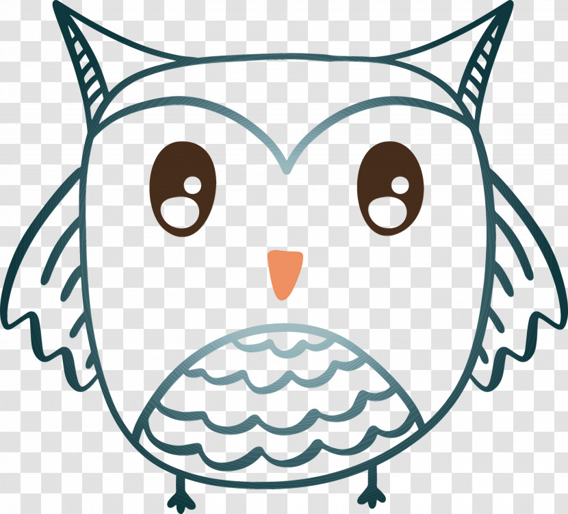 Birds Owl M Line Art Meter Transparent PNG