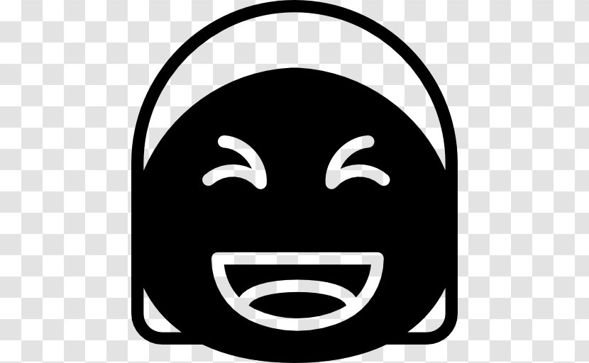 Smiley Emoticon Clip Art - Black And White Transparent PNG