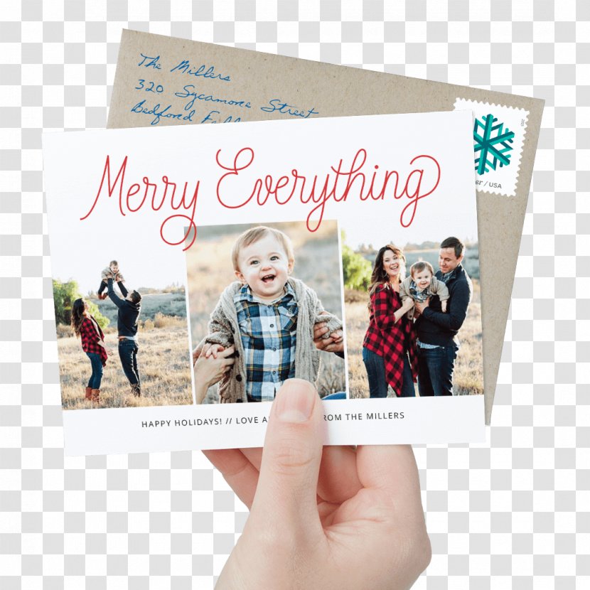 Paper Greeting & Note Cards Picture Frames Font - Card - Orthodox Christmas Day Transparent PNG