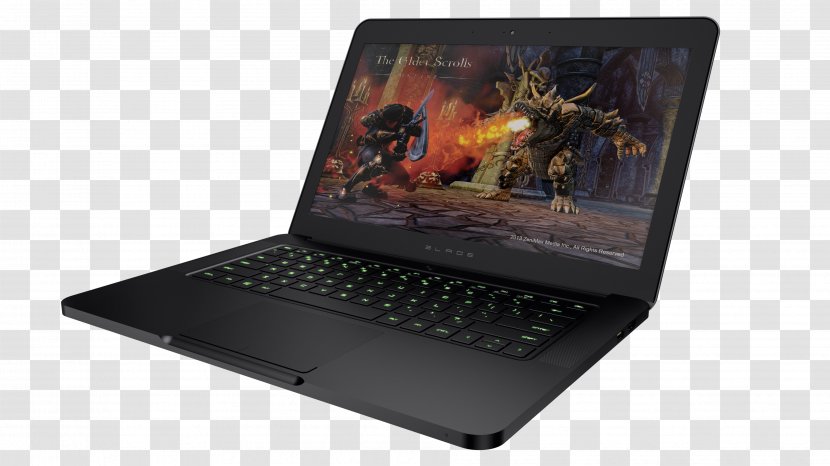 Laptop Netbook Razer Blade (14) Computer Intel - Electronic Device Transparent PNG