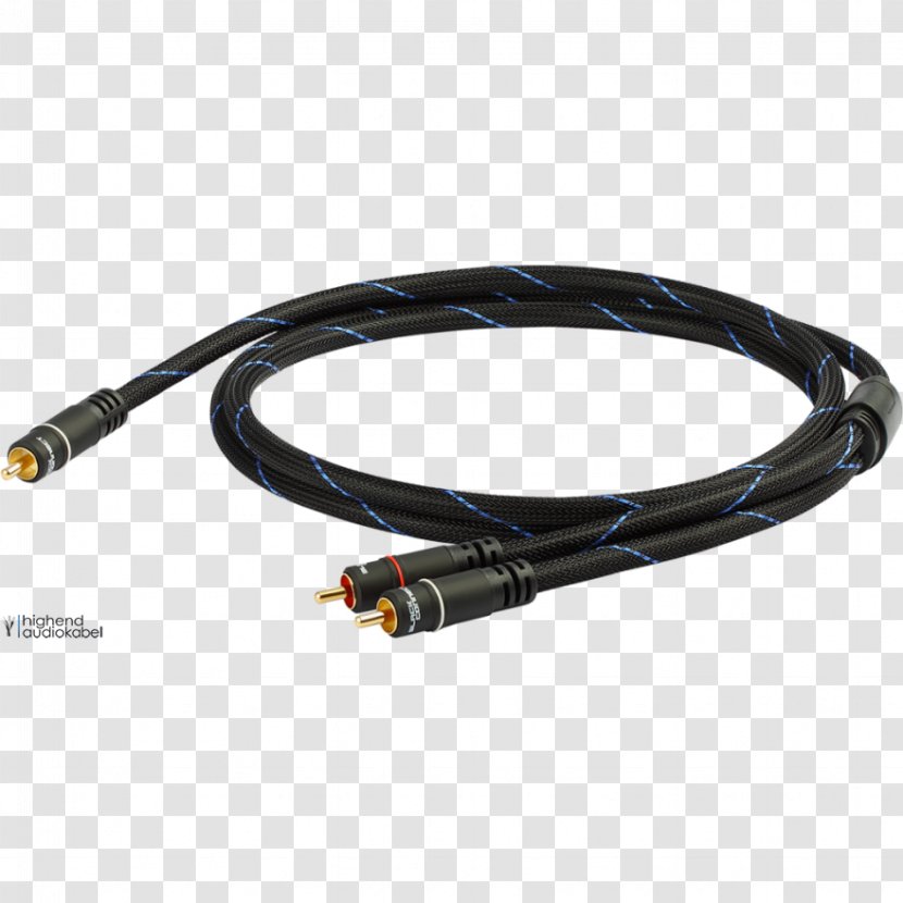 Coaxial Cable Speaker Wire RCA Connector Electrical Phone - Loudspeaker Transparent PNG
