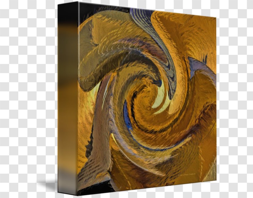 Modern Art Architecture - Spiral - Golden Abstract Transparent PNG