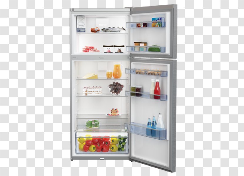 Refrigerator Beko RDNE455E31ZX Home Appliance Freezers - Shelving Transparent PNG