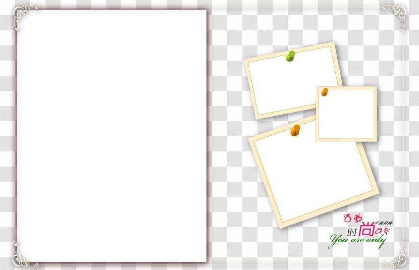 White Picture Frame - Paper Transparent PNG