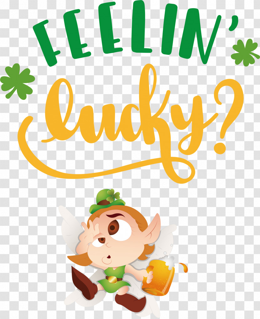 Saint Patrick Patricks Day Feelin Lucky Transparent PNG