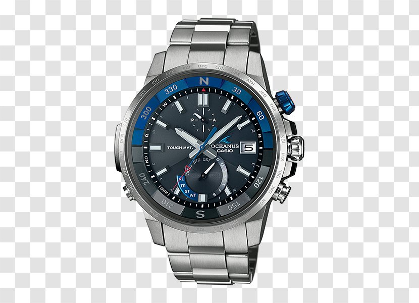Casio Oceanus Watch G-Shock Wave Ceptor - Clock Transparent PNG