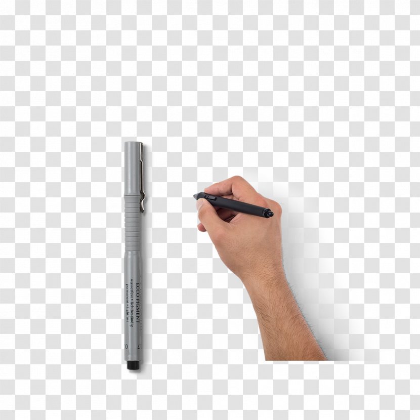 Fountain Pen Stationery Poster - One-hand Transparent PNG