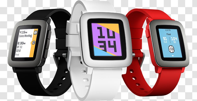Pebble Time Round Smartwatch STEEL - Watch Os - Strap Transparent PNG