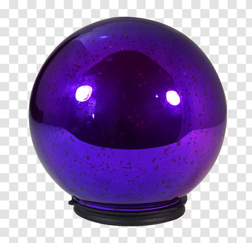 Cobalt Blue Glass Sphere Ball Transparent PNG