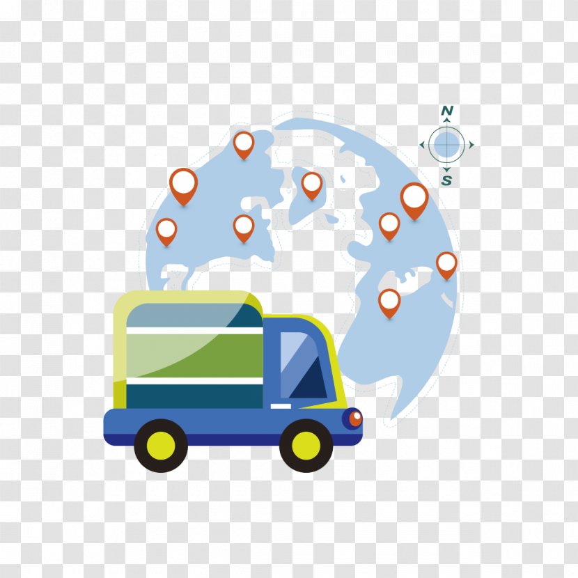 Earth Car Transport Euclidean Vector - Material - And Transparent PNG