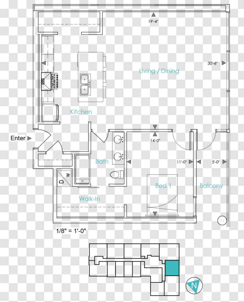 Floor Plan Line - Unit Construction Transparent PNG